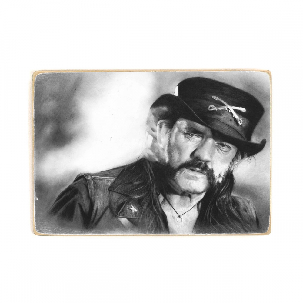 

Деревянный постер Музыка Motorhead - Lemmy, моторхед, Портрет Лемми А2