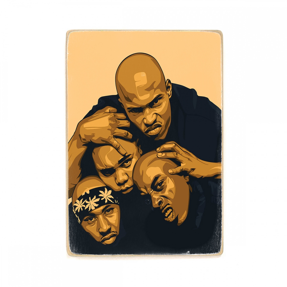 

Деревянный постер Музыка Onyx. Rap А1