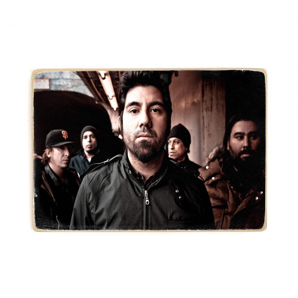

Деревянный постер Музыка Deftones,Участники. Chino Moreno, дефтонс А2
