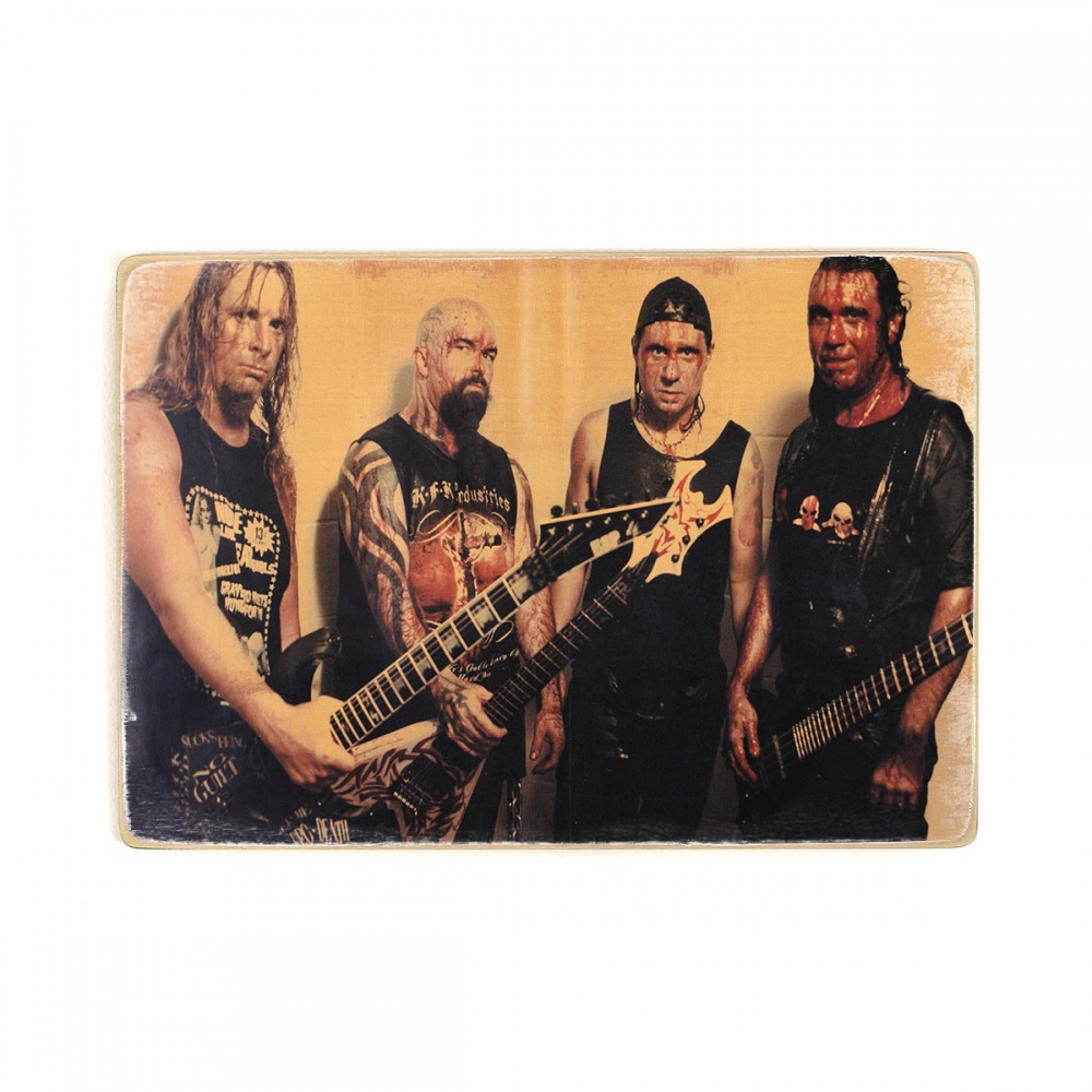 

Деревянный постер Музыка группа Slayer. Слеер. Tom Araya А1