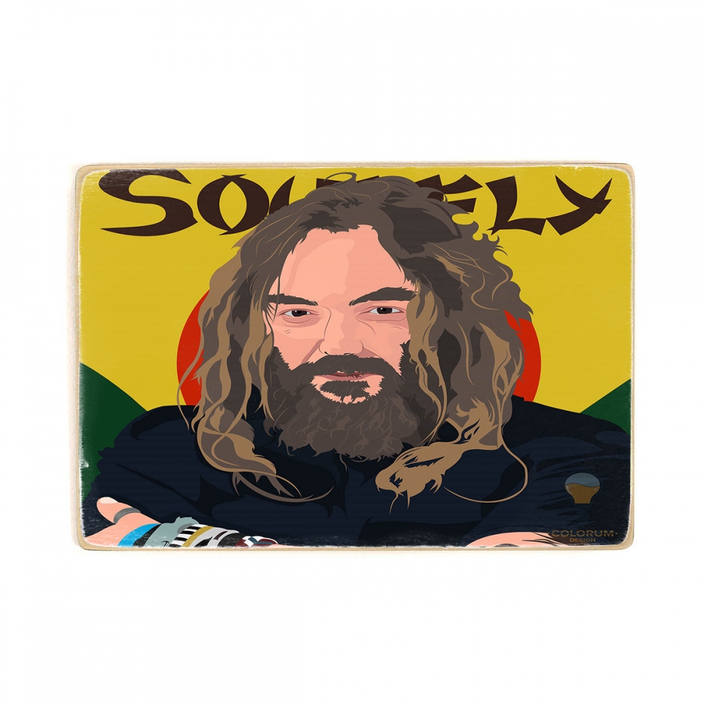 

Деревянный постер Музыка SoulFly - max cavalera А2