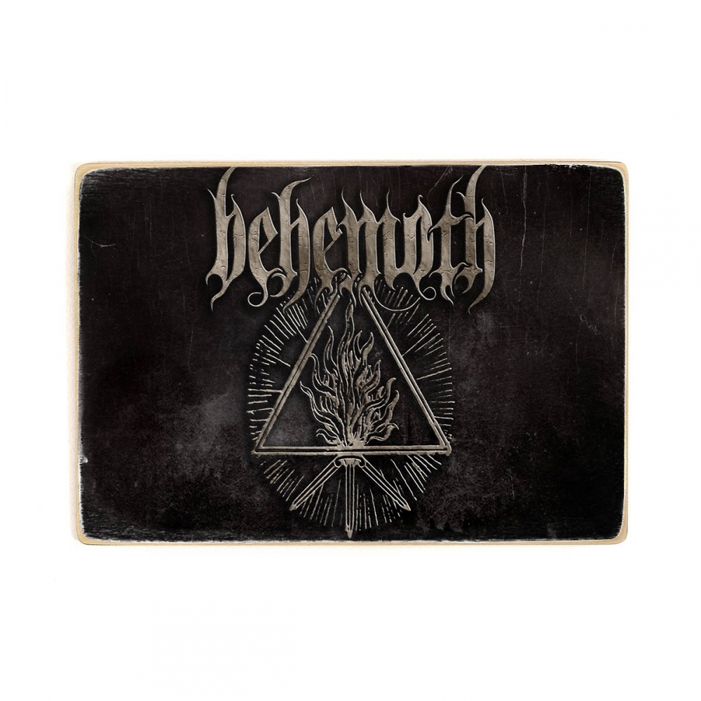 

Деревянный постер Музыка Behemoth логотип. Nergal. Блэк метал. Бегемот. А2