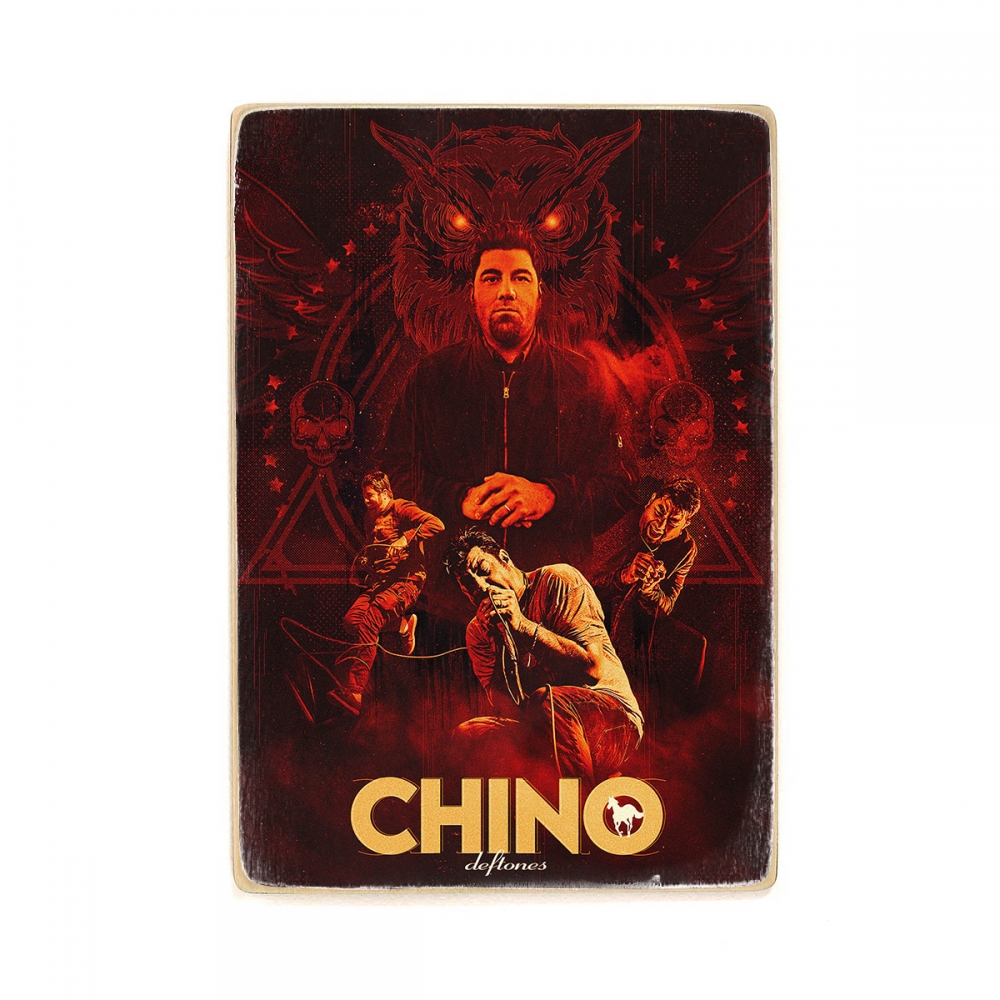 

Деревянный постер Музыка Deftones, Chino Moreno, дефтонс А1