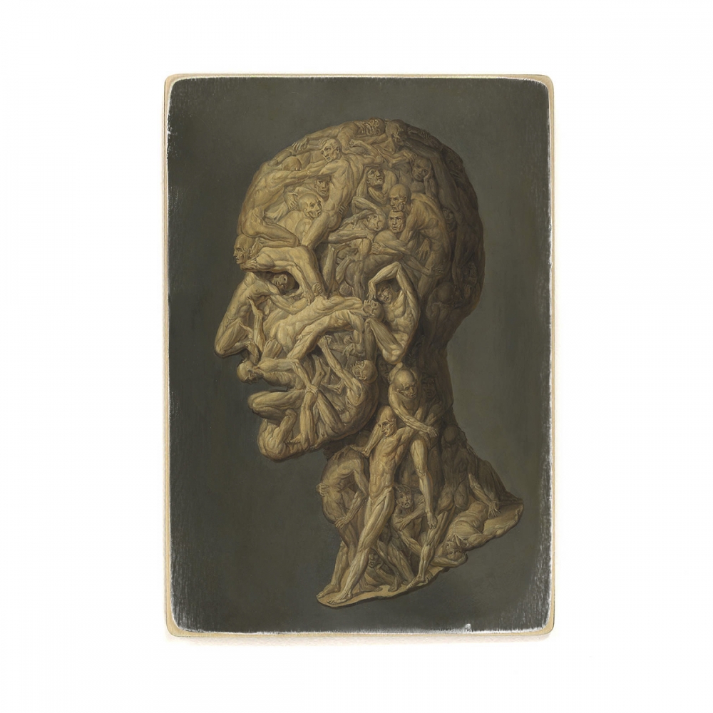 

Деревянный постер Искусство "Testa Anatomica" - Filippo Balbi (1854) А2