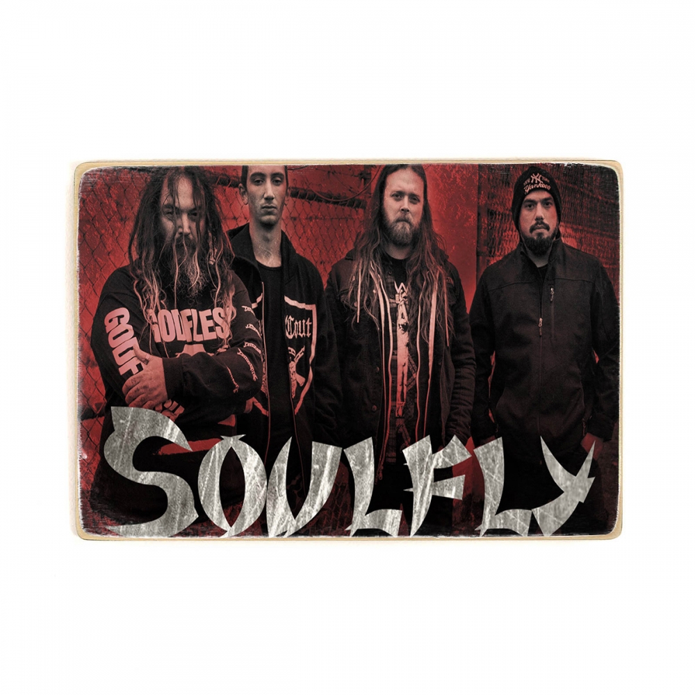 

Деревянный постер Музыка SoulFly. Max Cavalera. Sepultura А2