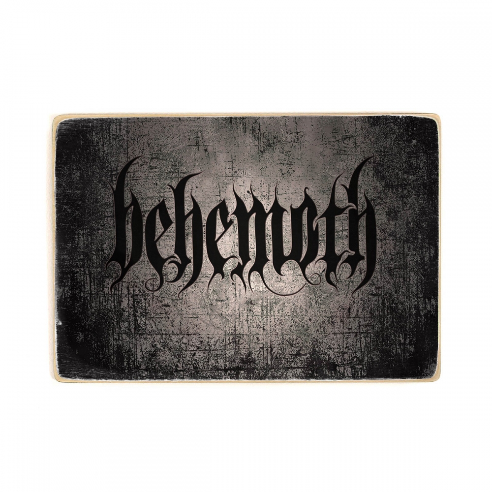 

Деревянный постер Музыка Behemoth логотип группы. Nergal . Блэк метал. Бегемот. А2