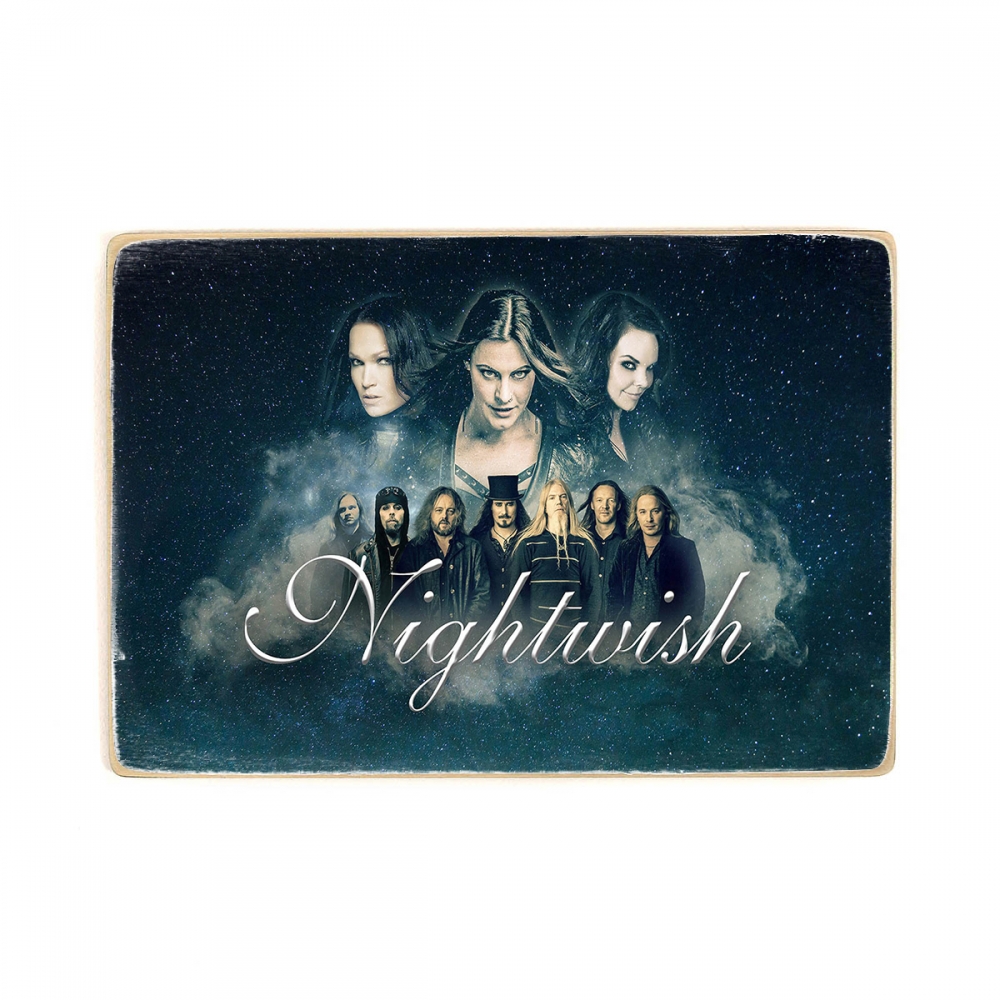 

Деревянный постер Музыка Nightwish, Найтвиш. Metal music А1