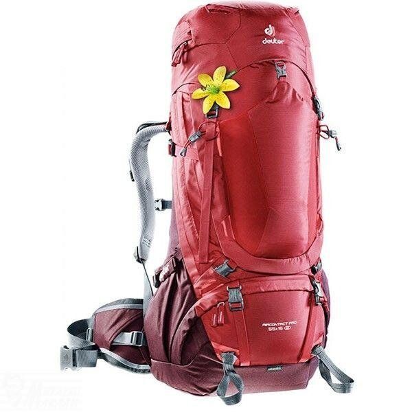 

Рюкзак Deuter Aircontact PRO 55 + 15 SL cranberry-aubergine (3330017 5005)