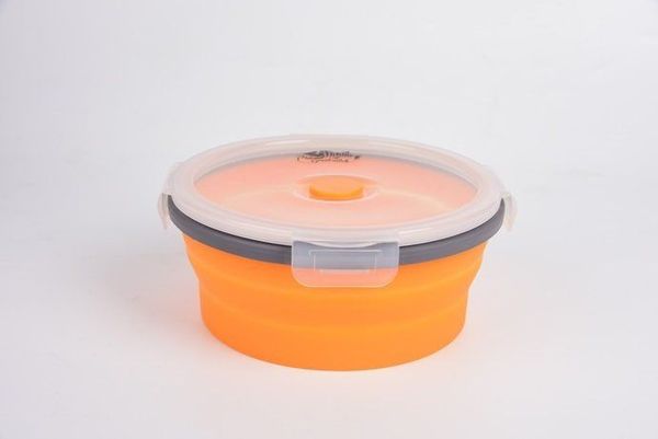 

Контейнер складной с крышкой-защелкой Tramp 800ml orange