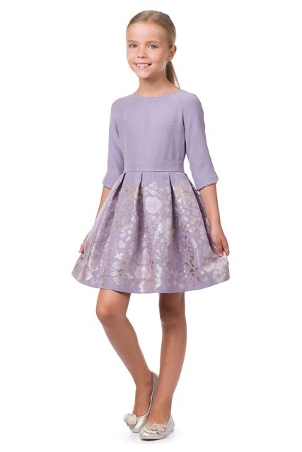 

Платье Miss DM Сиреневый купон 140 см Сиреневое