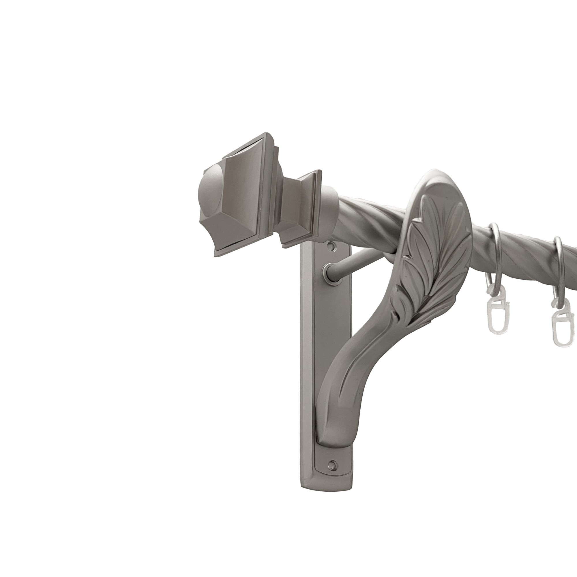 

Карниз Orvit Борджеза металевий однорядний ретро скручена труба кільце металеве Сатин 25 мм 200 см (00-00011376)