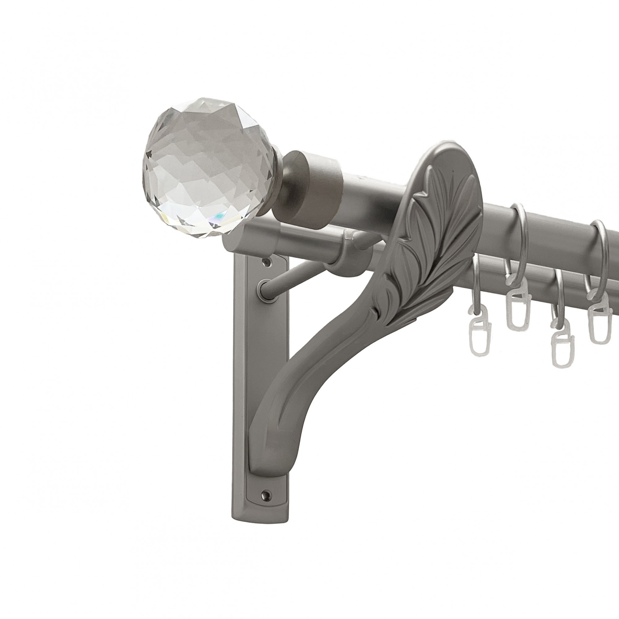 

Карниз Orvit Люміера металевий дворядний ретро гладка труба кільце металеве Сатин 25\19 мм 200 см (00-00011308)