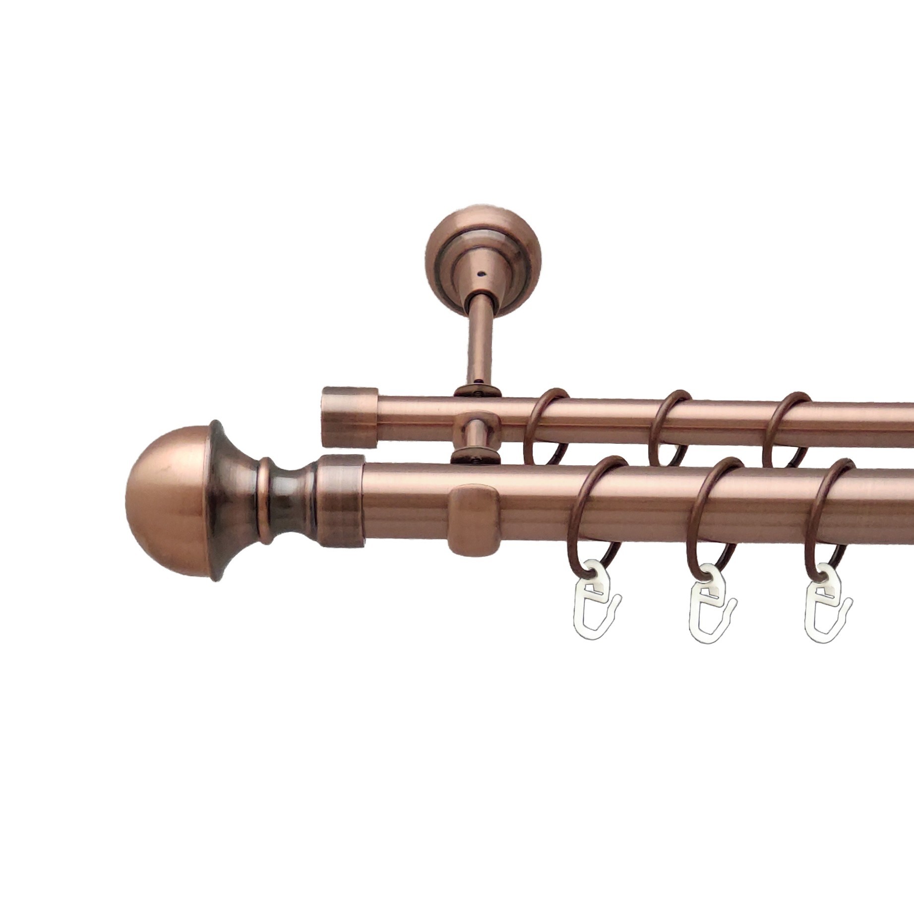 

Карниз Orvit Бостон металевий дворядний відкритий гладка труба кільце металеве Мідь 25\16 мм 140 см (00-00012520)