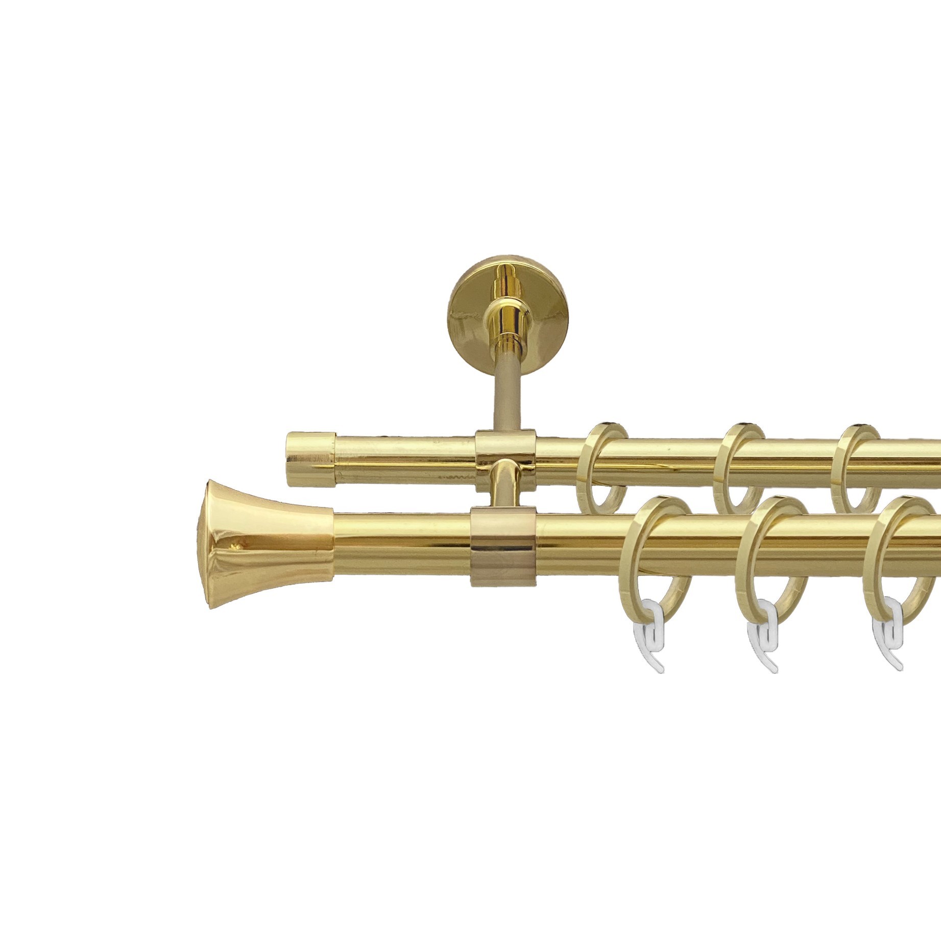 

Карниз Orvit Принц металевий дворядний закритий гладка труба кільце фасонне металеве Золото 19\16 мм 300 см (00-00009377)