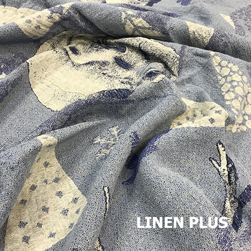 

Льняной плед, LINEN PLUS, Белые медведи и олени, 120x170 см(18с240)