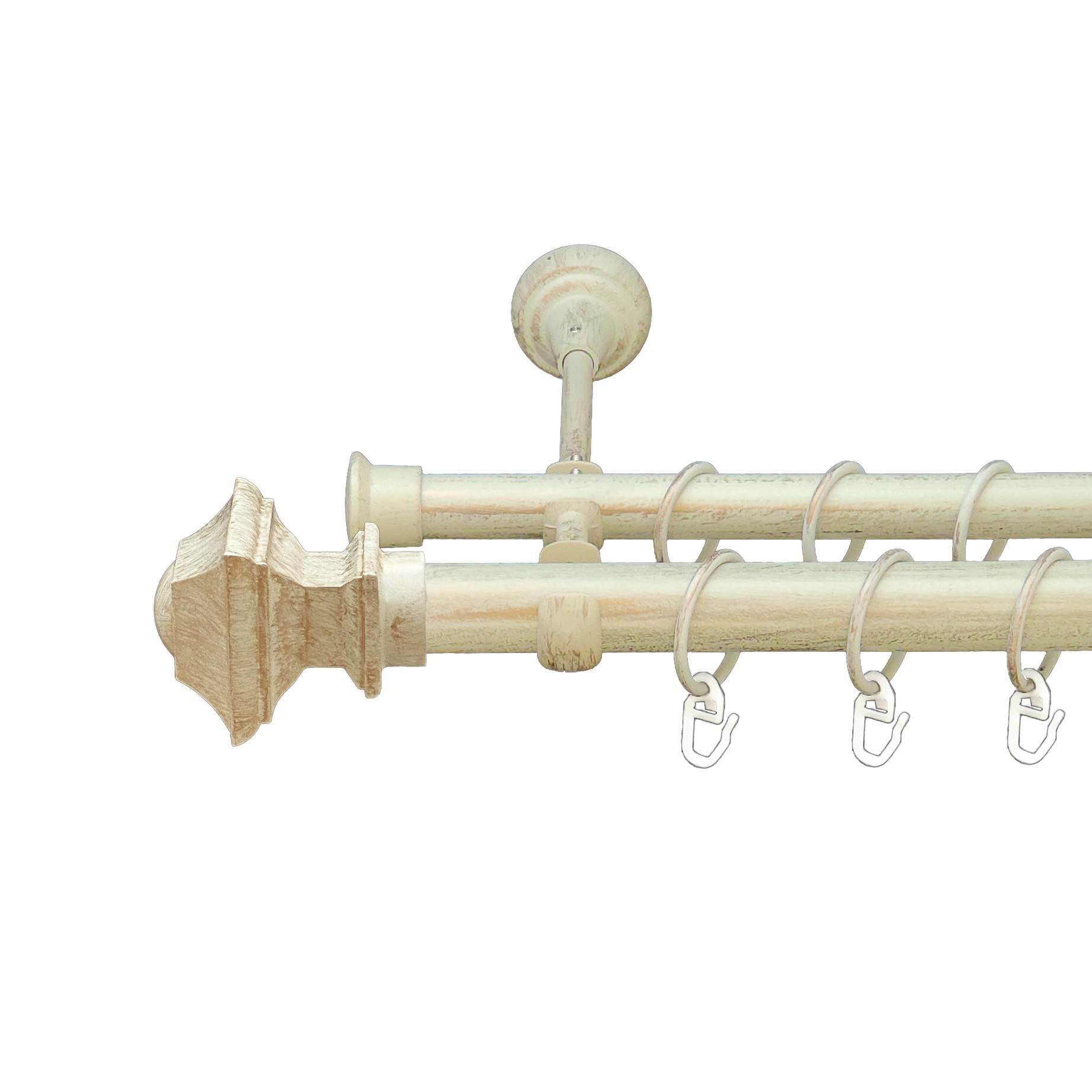 

Карниз Orvit Борджеза металевий дворядний відкритий гладка труба кільце металеве Біле Золото 25\19 мм 300 см (00-00010493)