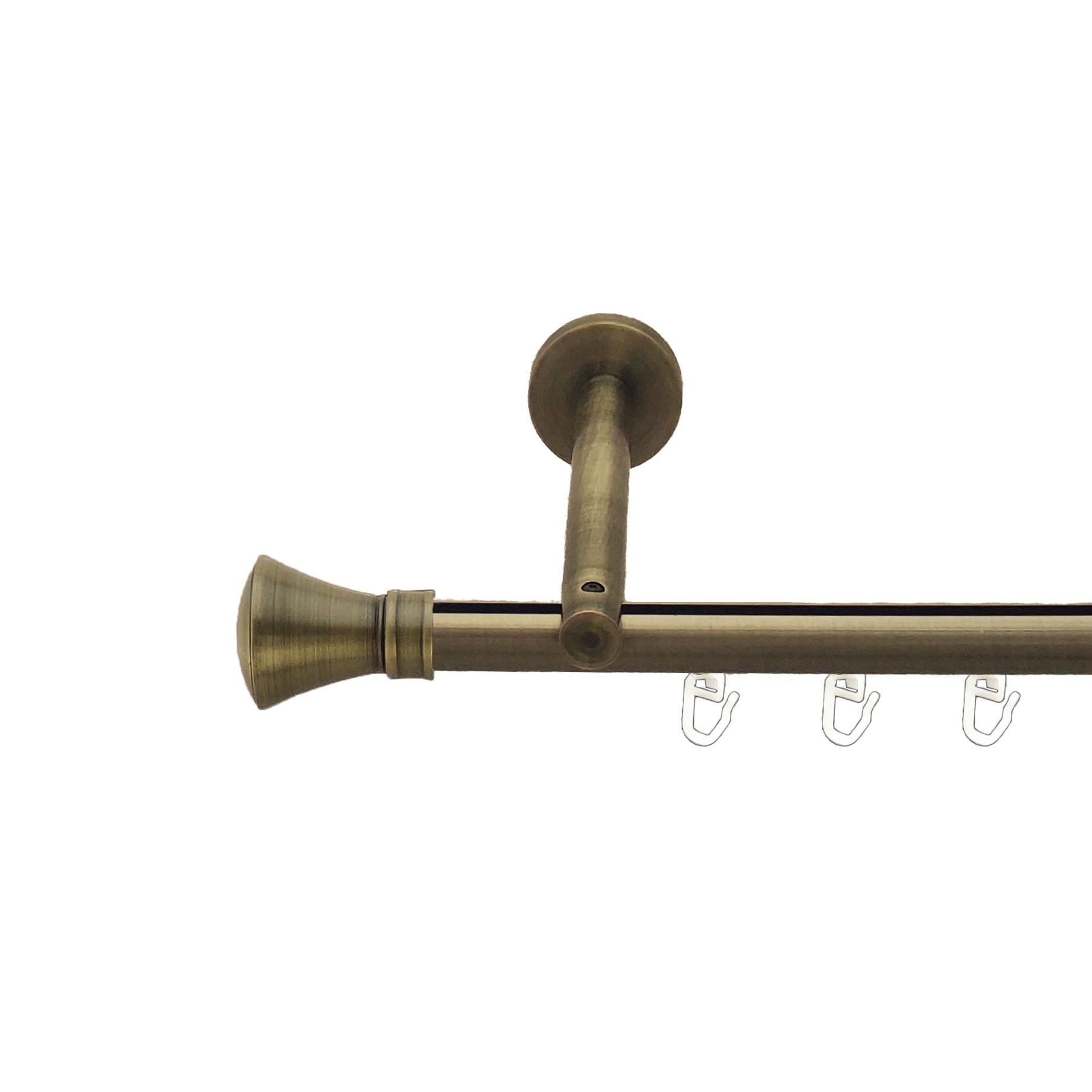 

Карниз Orvit Люксор металевий однорядний циліндр+профіль (16 см) профільна труба Антик 19 мм 400 см