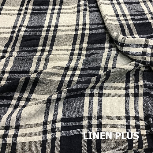 

Льняной плед, LINEN PLUS, Серый с зеленой полоской, 180x220 см(16с447)