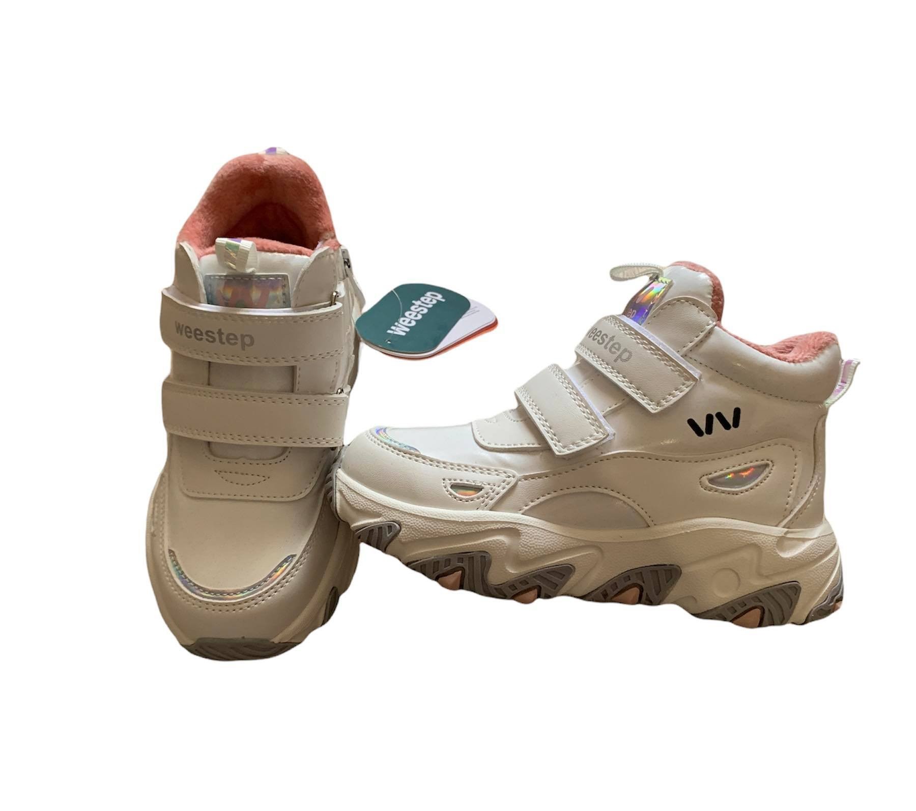 

Утепленные деми кроссовки для девочек Weestep Smart 28р белый 5528