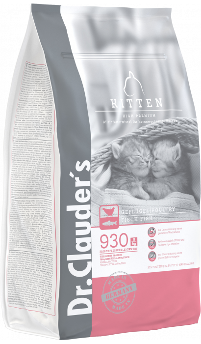 

Сухой корм для котят, беременных и лактирующих кошек Dr.Clauder's High Premium Kitten 10 кг