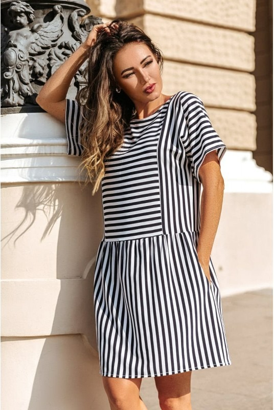 

Fashions Платье женское в полоску Авалон Fashions  черно-белый (9856-1-лб, Fashions Платье женское в полоску Авалон Fashions 58 черно-белый (9856-1-лб)