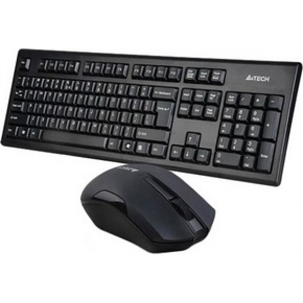 

Комплект (клавиатура, мышь) беспроводной A4Tech 3000N Black USB