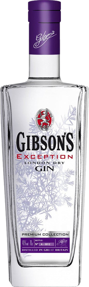 Джин Gibson's Exception London Dry 0.7 л 40% (3147699114421)