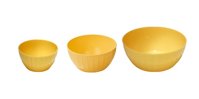 

Миски пластиковые DELICIA, набор 3 шт, желтый Tescoma 630364.12