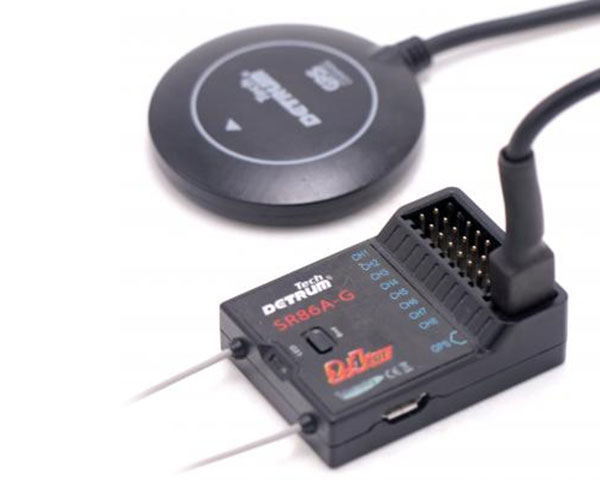 

Приёмник Dynam Detrum SR86A-G Autopilot Receiver (GPS, Back Home, Return Data)