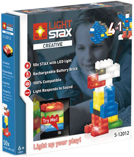 

Конструктор Light Stax Creative с LED подсветкой 4в1 с датчиком звука (LS-S12012)