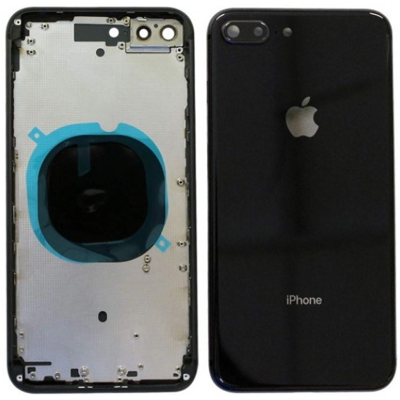

Крышка задняя iPhone 8 Plus (5.5) с рамкой Space Gray Copy