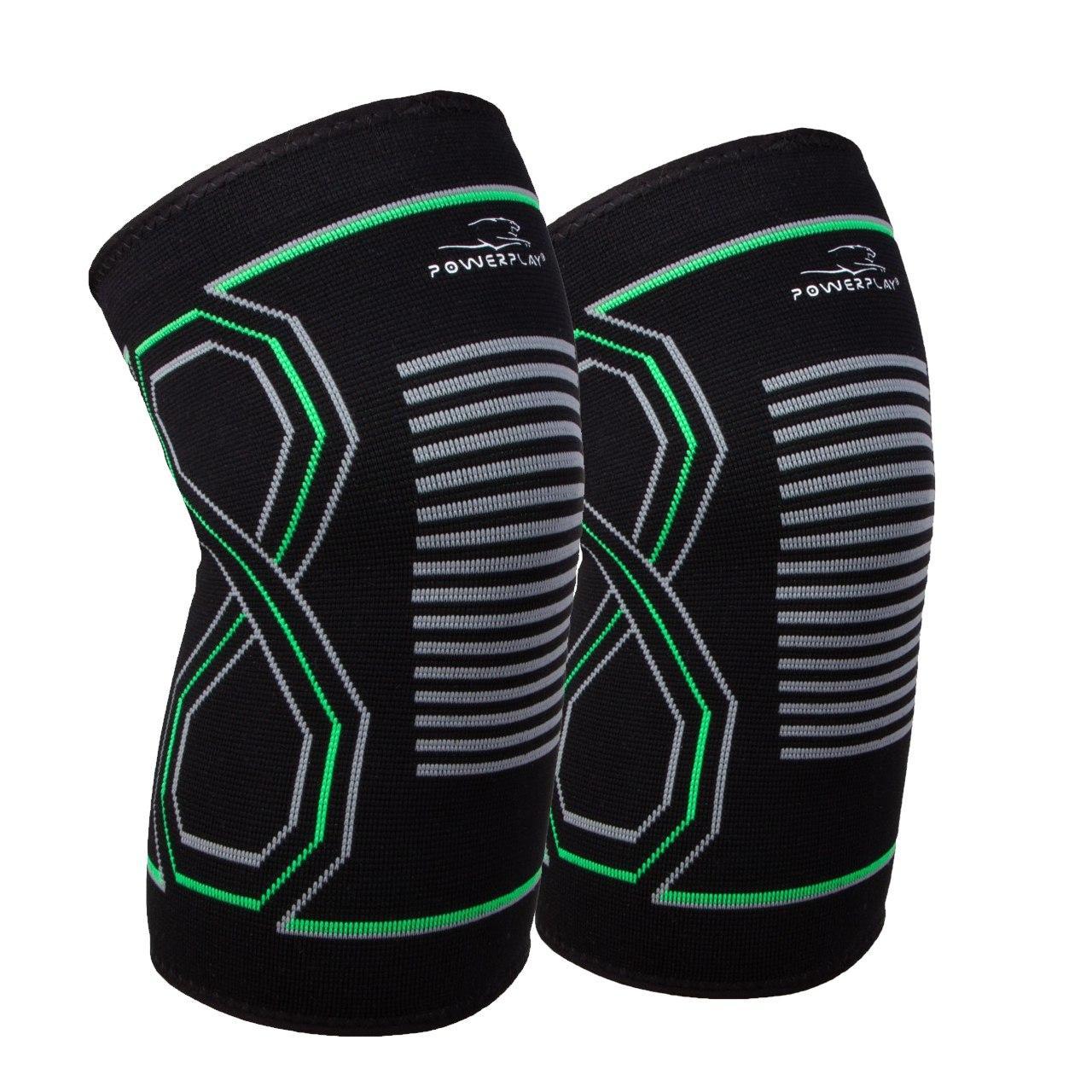 

Наколенники спортивные PowerPlay 4099 Черные L/XL (пара)