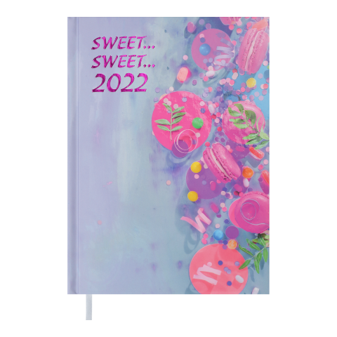 

Дневник датированный Buromax Sweet 2022 A5 336 страниц лавандовый (BM.2186-39)