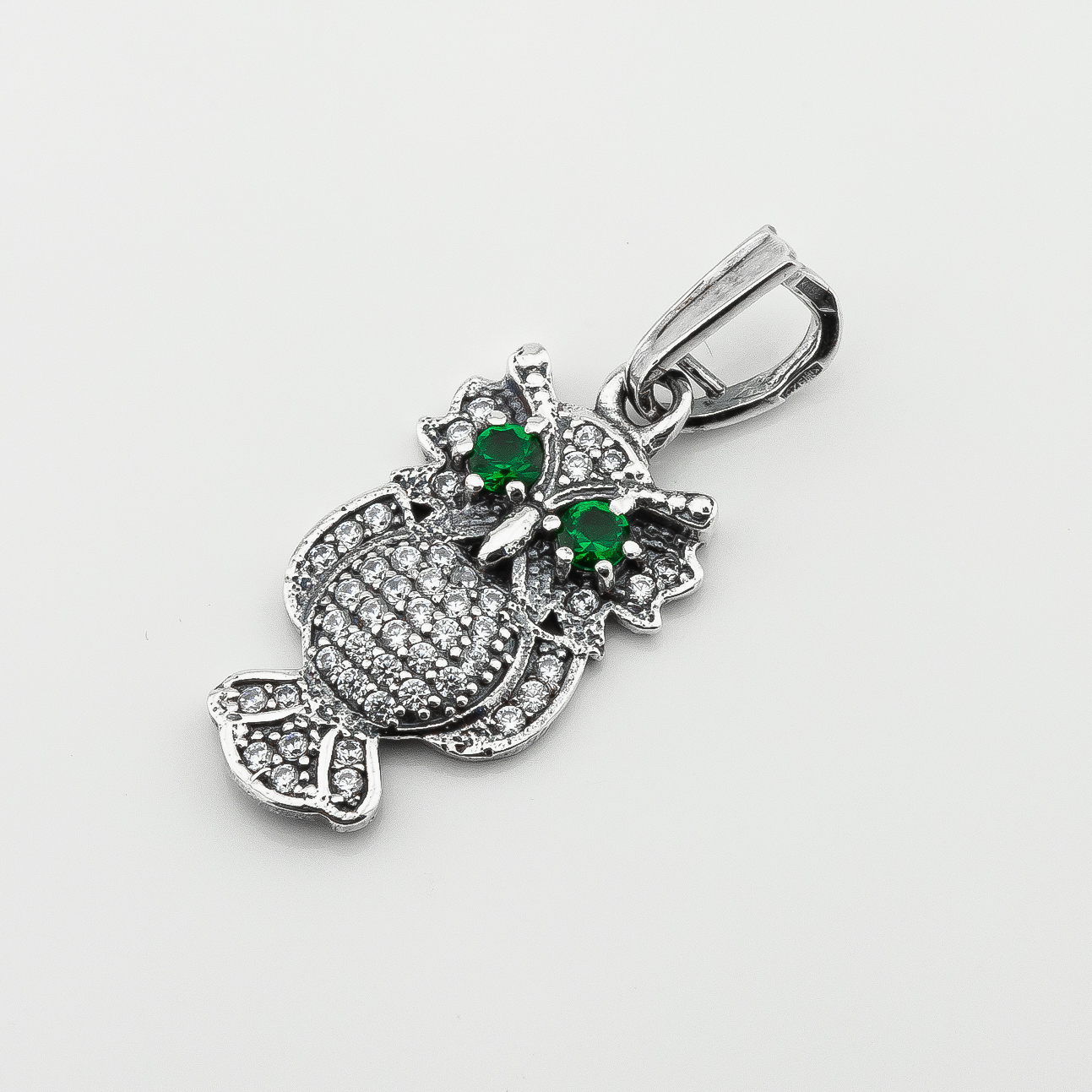 

Серебряная подвеска Сова с фианитами п940 Диамант