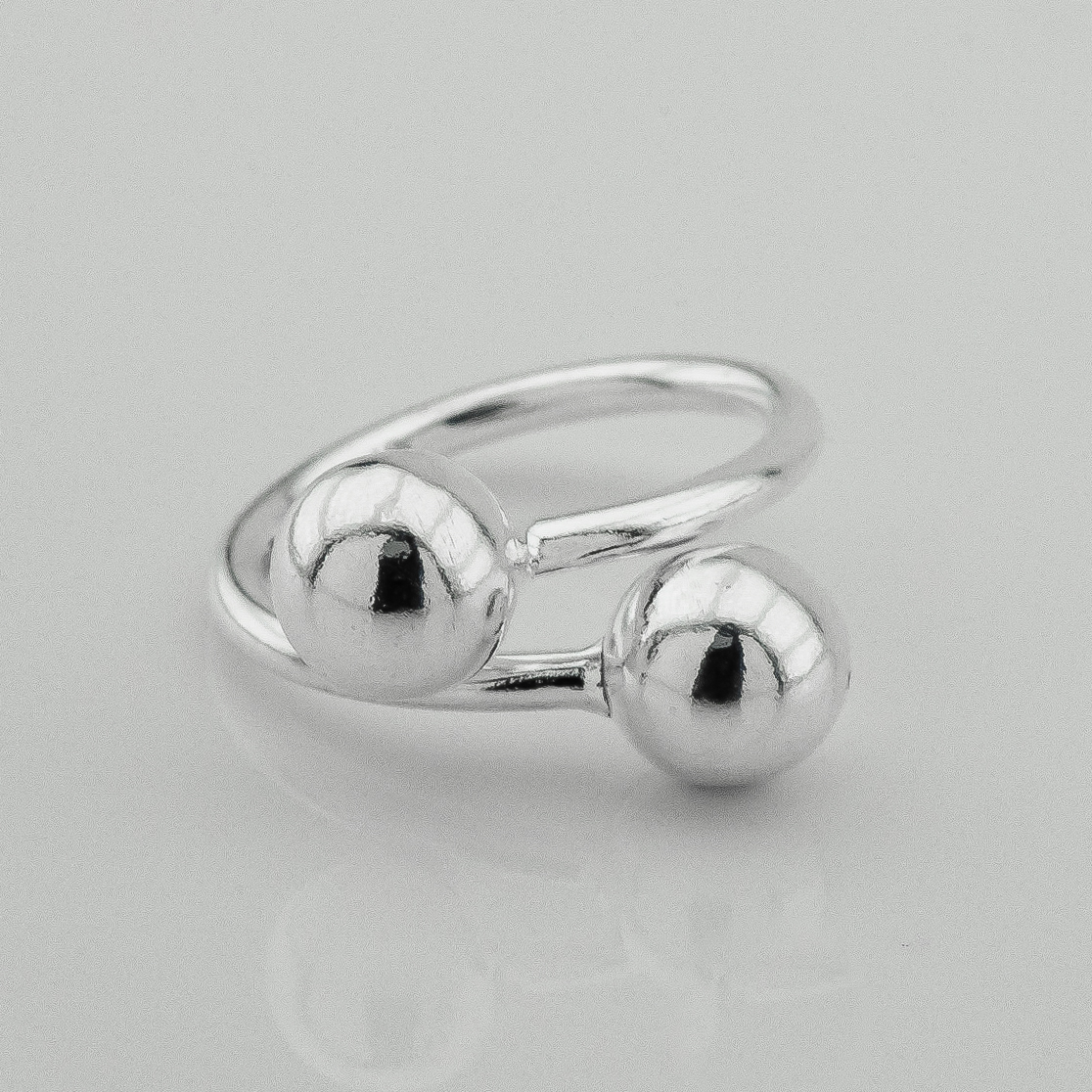

Серебряное кольцо Шарики k111796 Диамант, 16 размер