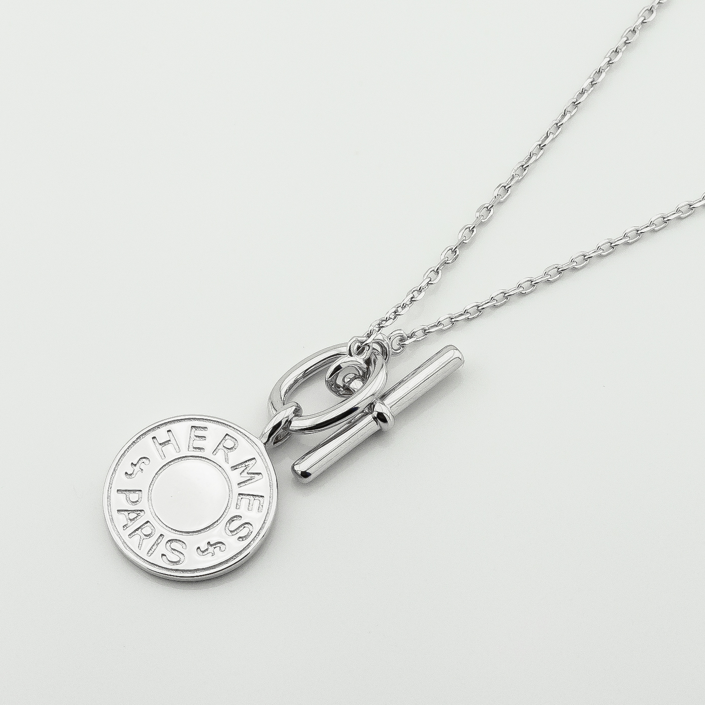 

Серебряное колье с монетой ko14706 Диамант, 45 размер