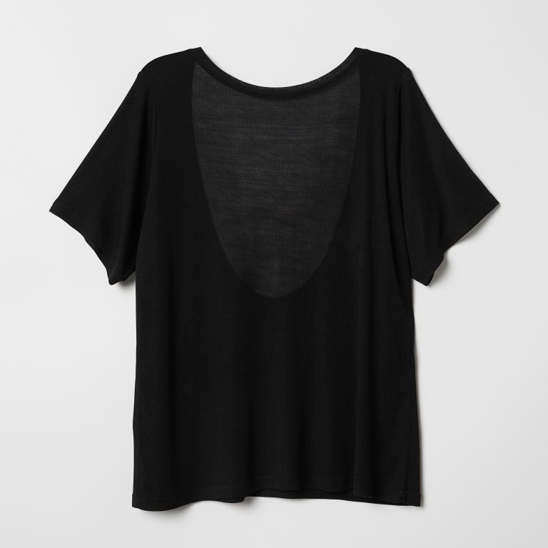 

Футболка H&M 060445419  Черная, Футболка H&M 060445419 36 Черная