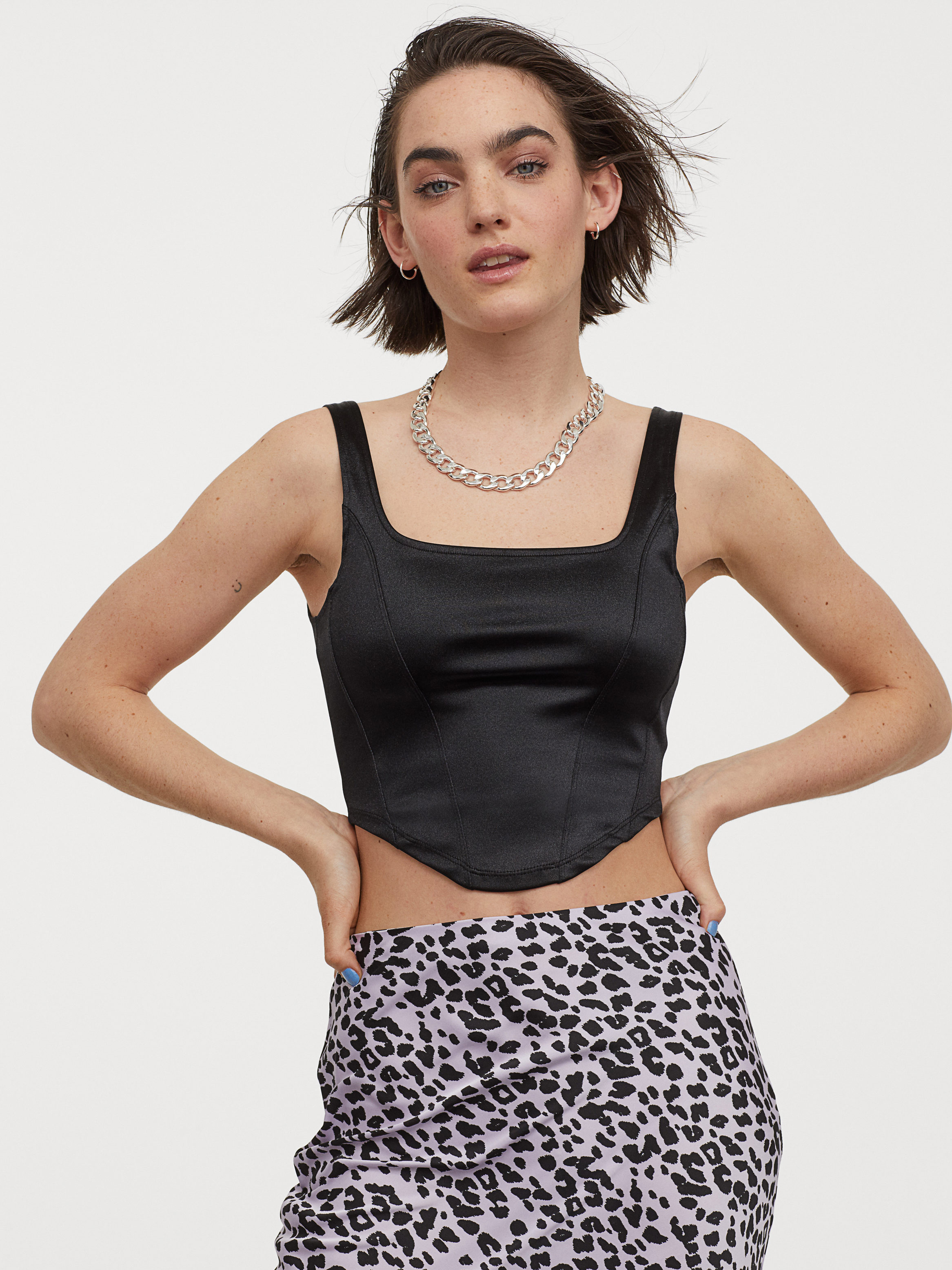 

Топ H& 060908619 М Черный, Топ H&M 060908619 М Черный