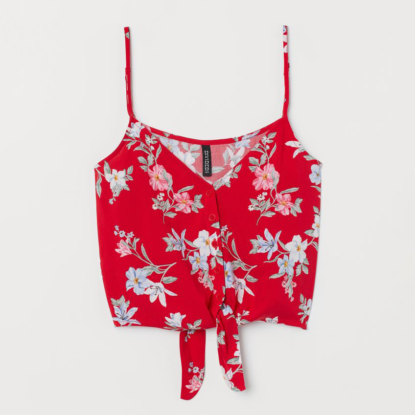 

Топ H&M 060764405  Красный, Топ H&M 060764405 36 Красный
