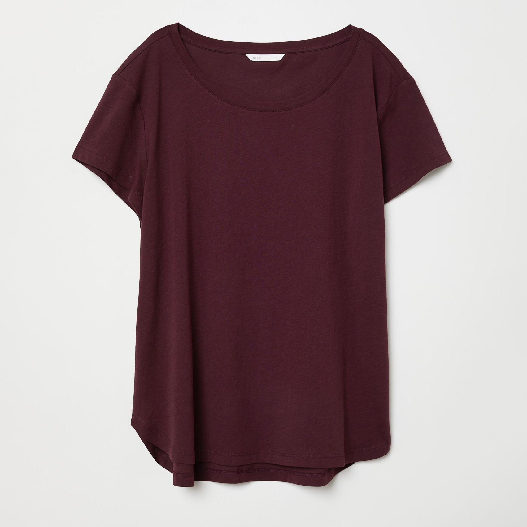 

Футболка H& 060610776_bordo  Бордовая, Футболка H&M 060610776_bordo M Бордовая