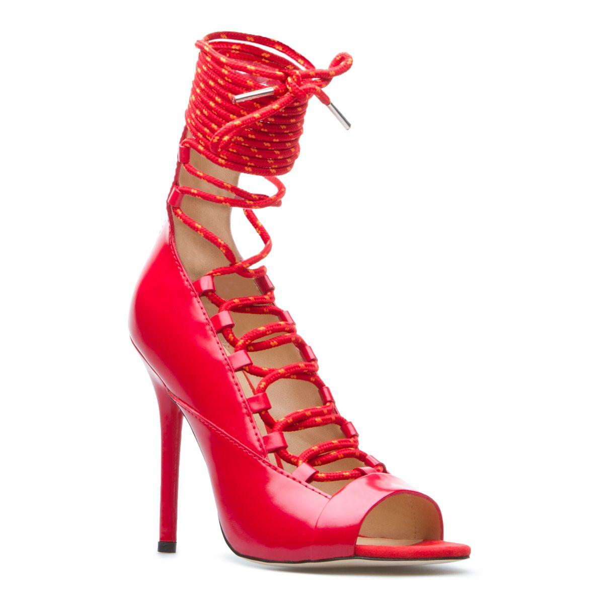 

Босоножки Justfab Shoe Dazzle Womens Hatsumi Red 39 (027-000416RD)