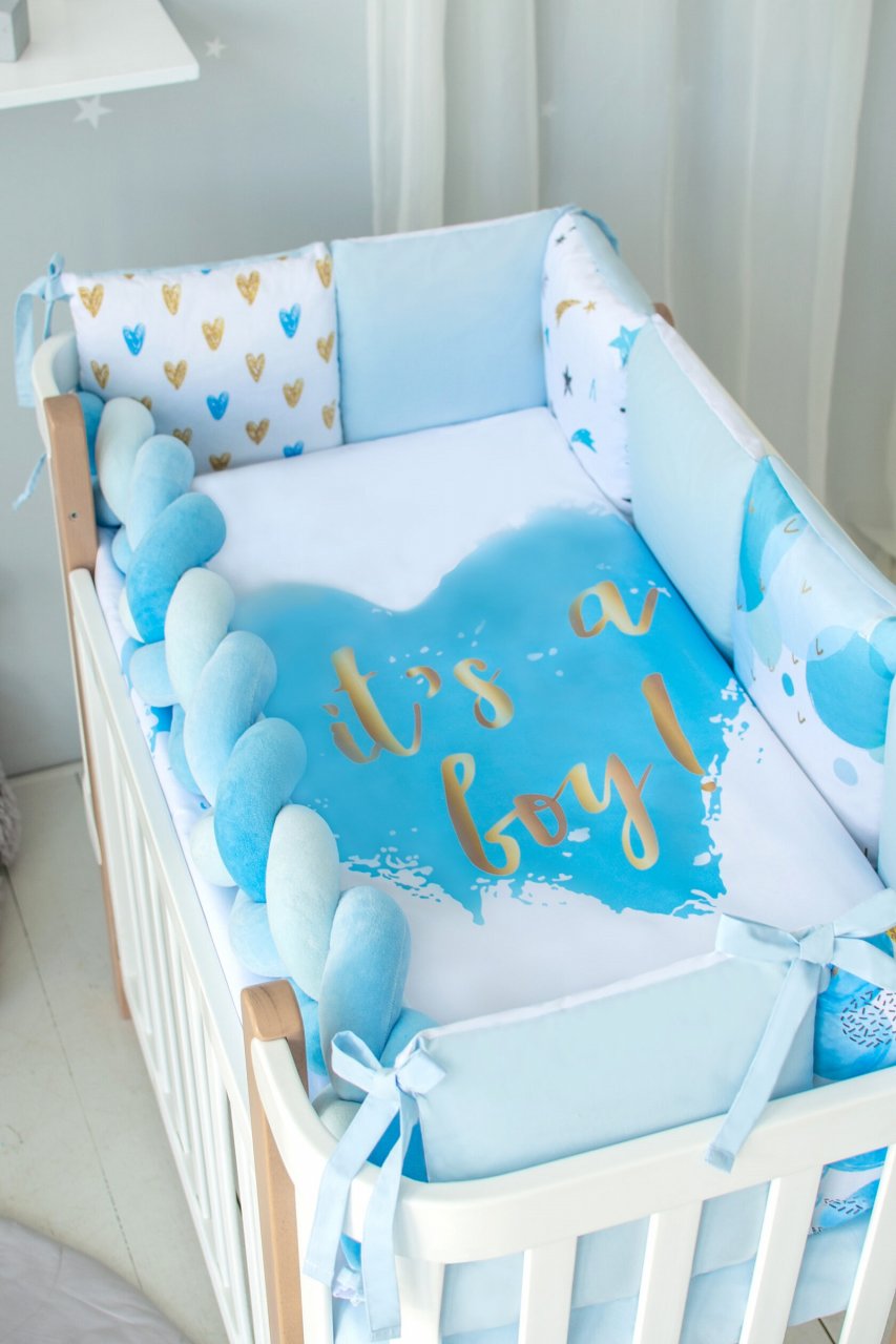 

Постельный комплект в кроватку Baby Veres It's a boy! 6 единиц