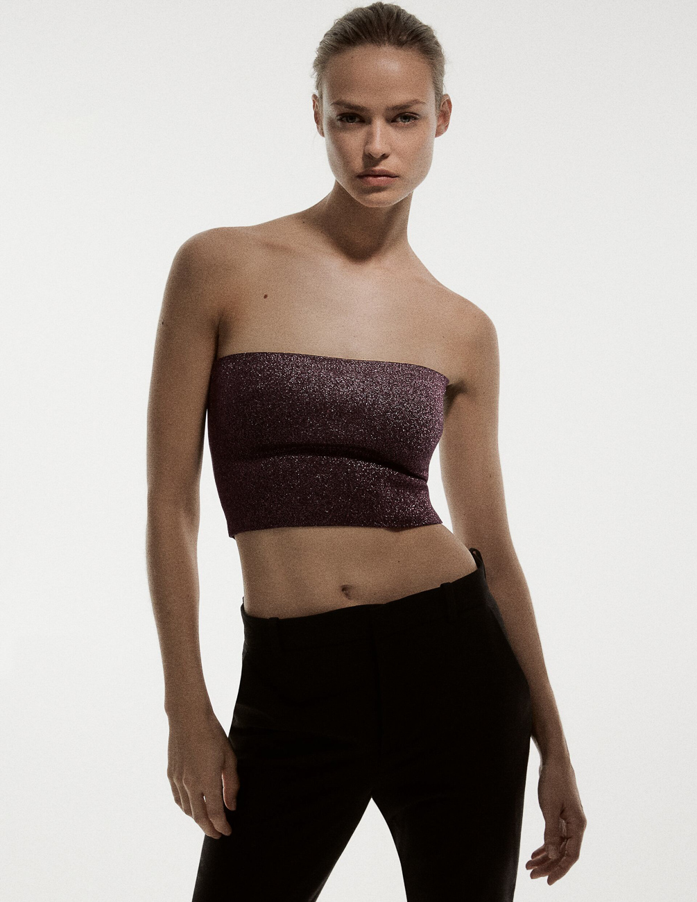 

Топ Zara  фиолетовый 4331118603, Топ Zara M фиолетовый 4331118603