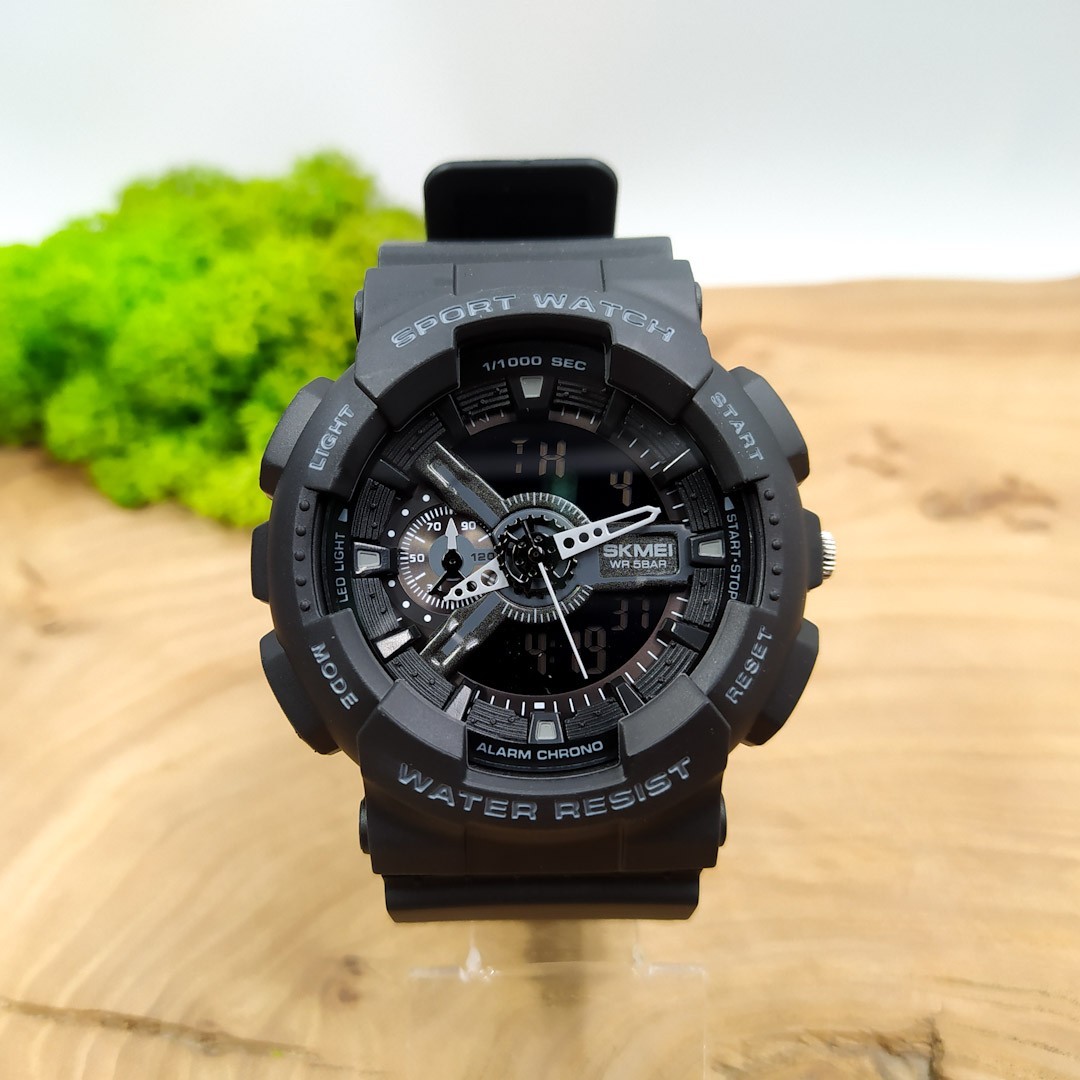 

Наручные спортивные часы с влагозащитой Skmei 1688 Black