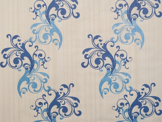 

Виниловые обои на флизилиновой основе ООО «Крокус» samarkanda 8090 синий классический (вензеля)