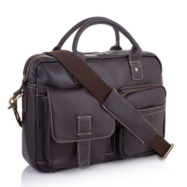 

Портфель мужской кожаный Buffalo Bags M8503J Коричневый