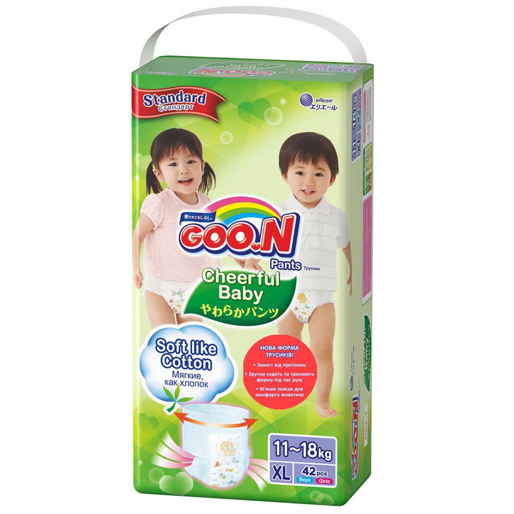 

Подгузник GOO.N Cheerful Baby XL 11-18 кг унисекс 42 шт (843286)