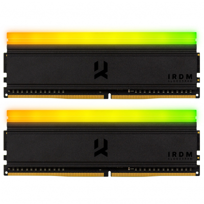 

Модуль пам'яті для комп'ютера DDR4 16GGB (2x8GB) 3600 MHz IRDM RGB Black Goodram (IRG-36D4L18S/16GDC)