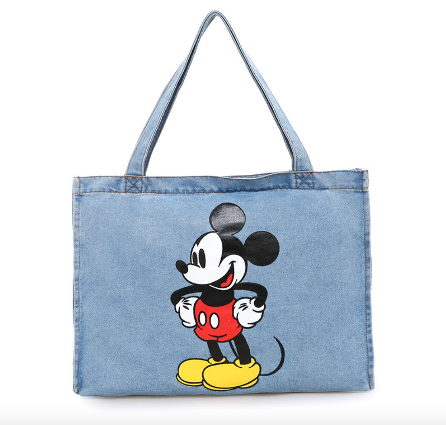 

Тканевая Эко Сумка Шоппер City-A Mickey Maus с Микки Маусом Джинс