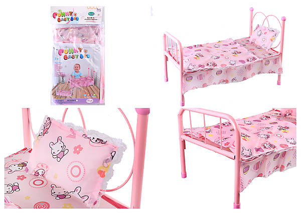 

Кроватка для кукол, розовая (CS7867-12) 7Toys (CS7867-12)